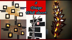 Hand made crafts at a very low cost. Home Decoration Handmade Things Hand Made Things Easier Wall Craft Ideas Fashion Pixies Youtube