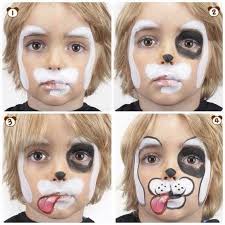 pin by silvia pullas on caritas pintadas face painting halloween dog face paints face painting easy