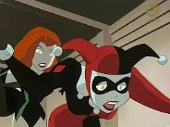 "HOLIDAY KNIGHTS (HARLEY QUINN & POISON IVY)" BATMAN THE ANIMATED SERIES  Original Animation Cel (Unsigned)