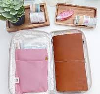 Canvas Zippered Notebook Case for Regular & Passport Size ...
