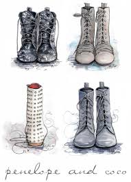 There are 92 combat boots drawing for sale on etsy, and. Penelope Coco Launch Party Paperfashion