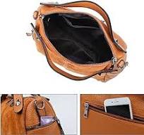 NOTAG Women Handbags Fashion Designer Shoulder Bag PU Leather Crossbody Bag  Rivet Top Handle Purses (Black): Handbags: Amazon.com