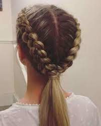 Softball Hairstyles 52 Braid Hairstyle Ideas For Girls Nowadays Braidedhairstyl Softb Sporty Hairstyles Sports Hairstyles Easy Hairstyles For Long Hair