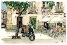 Recent coverage in major new outlets has called attention. Cafe Watercolor Jigsaw Puzzle