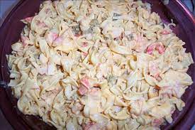 Seafood Pasta Salad From Food Com This Recipe Came From A Friend Sea Food Salad Recipes Seafood Salad Pasta Seafood Pasta Salad Recipe