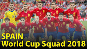 Selección española de fútbol) represents spain in international men's football competitions since 1920. Spain National Football Team For World Cup 2018 Youtube