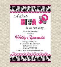 Little Diva Baby Shower Invitation By Gigglesandgracedesig On Etsy 9 00 Zebra Baby Shower Invitations Baby Shower Invitations Baby Shower