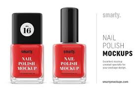 Nail Polish Bottles Nail Polish Bottles Nail Polish Bottle Mockup