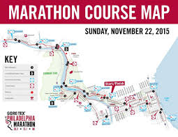Philadelphia Marathon Course Map Philly Marathon Course