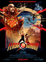 Continuing my look at official movie posters and fan art. Matt Ferguson On Twitter Here S The New Key Art Poster I Made For The 4k Re Release Of Flash Gordon More Info Here Https T Co U6c8okrlet I Put Everything But The Kitchen Sink Into