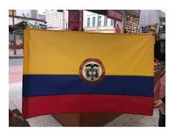 Bandera de colombia con escudo en seda poliester estampada. Bandera Colombia Con Escudo 2mtr X 1 5mtrs Tifon Telinda