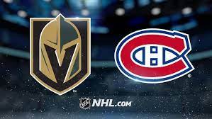 Game Preview Canadiens 22 28 7 Golden Knights 38 15 4