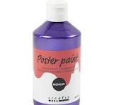 Poster paint Metallic, purple, 300 ml/ 1 pack