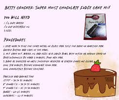 1 box betty crocker® supermoist® chocolate fudge cake mix 3 brush 2 tablespoons liqueur over cake. Michi Photostory Betty Crocker Super Moist Chocolate Fudge Cake Mix