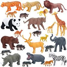 Amazon Com Jumbo Safari Animals Figures Realistic Large Wild Zoo Animals Figurines Plastic Jungle Animals Toys S Animal Figures Wild Animal Toys Zoo Animals
