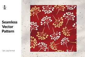 Download Christmas Branches Seamless Pattern Graphic By Northseastudio Creative Fabrica SVG Cut Files