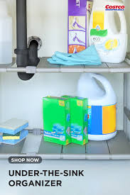 Seville Classics Under The Sink Organizer Sink Organizer Under Kitchen Sink Organization Under Kitchen Sink Storage