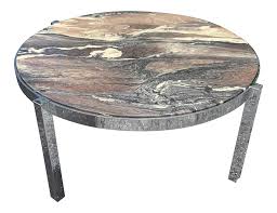 Poly & bark riley marble rectangle coffee table. German Marble And Chrome Coffee Table Chairish