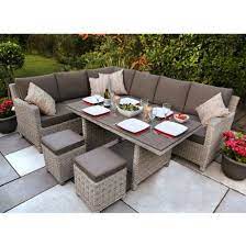 Kettler Palma Casual Dining Corner Set White Wash Notcutts Dining Corner Corner Dining Set Dining Furniture Sets