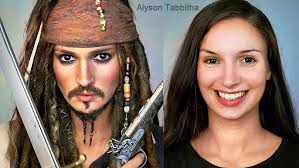 Jack Sparrow Makeup Transformation