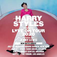 Dan and leonie chat about albums from harry styles, kasabian, paramore, mac demarco, nick cave and the bad seeds as well as 'are you experienced' the 50 year old classic by. Harry Styles Su Twitter Love On Tour 2020 New Dates Added American Express And Verified Fan Presales Begin Monday November 25 Public Onsales Begin Wednesday November 27 Https T Co Teyovtbpwe Https T Co Jzwjgpbkmk