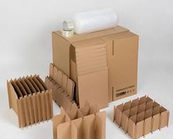 Image de Cartons de vaisselle pour déménagement