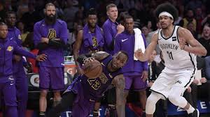 The nets and the los angeles lakers have played 91 games in the regular season with 26 victories for the nets and 65 for the lakers. Kalah Dari Nets Lakers Dan Lebron James Dipastikan Gagal Ke Play Off Nba Bola Liputan6 Com