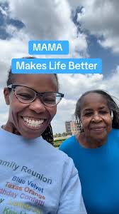 Who makes your life better? It’s my Mama for me!!! #mama