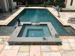 Hot Tub Pebble Fina Cielo Blue Pool Pebble Sheen Granite Blue Dream Pools Pool Swimming Pools