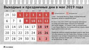 Как отдыхаем на майские праздники в 2021 году в россии — смотрите в статье. Kak Otdyhaem V Mae 2019 Goda Kalendar Vyhodnyh I Prazdnikov Ria Tomsk