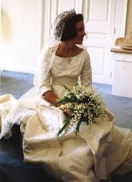 Princess anne and the queen at the investiture of beaton, hills, callender, mcconnell, and russell. Princess Anne Marie Of Denmark On Her Wedding Day To King Constantine Of Greece Royal Wedding Dress Royal Wedding Gowns Princess Wedding Dresses
