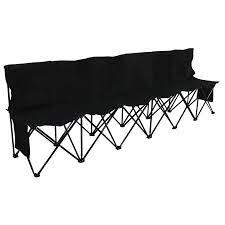 Maybe you would like to learn more about one of these? 6 Seats Portable Folding Bench For Sports Camping Black On Walmart Accuweather Shop