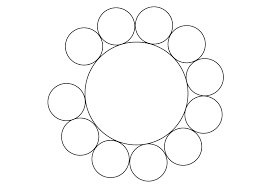 The area of a circle is the space it occupies, measured in square units. Calculate Radius Of Variable Circles Surrounding Big Circle Mathematics Stack Exchange