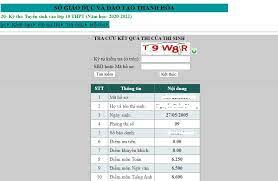 Thí sinh sử dụng mã tra cứu để tra kết quả thi. Tra Cá»©u Ä'iá»ƒm Thi Tuyá»ƒn Sinh Lá»›p 10 Thanh Hoa NÄƒm 2020 Thá»i Ä'áº¡i