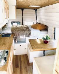 Cute Bedroom Interior Ideas For Camper 37 Van Living Campervan Interior Van Home