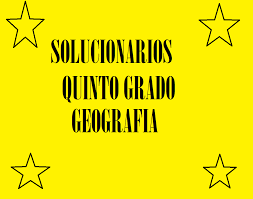 Determinamos la ecuación canónica, ordinaria y general de la. Solucionario Geografia Quinto Grado Material Educativo Primaria
