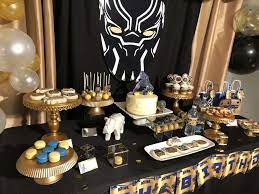 Black Panther Birthday Party Ideas Photo 23 Of 39 Black Panther Birthday Party Wakanda Themed Party Birthday Party At Park