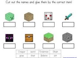 Minecraft Kindergarten Printables Kindergarten Printables Fun Homeschool Handwriting Activities