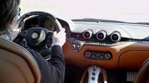 Leather is the main material, nicely punctuated by bits of carbon fiber and aluminum alloy. Ferrari F12 Berlinetta Engine And Interior Youtube