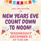New Years Eve Count Down to Noon! event in Hamilton Township, NJ