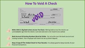 Keeping a partially written check around without being voided is risky because it could be stolen. How To Void A Check Correctly Wholesome Wallet