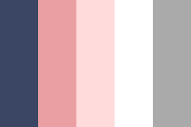 Powder pink + black +. Navy Dark Pink Light Pink Grey Color Palette Bedroom Wall Paint Colors Color Palette Pink Bedroom Wall Paint