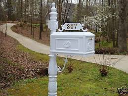 With a cast aluminum mailbox, you won't need to worry about unsightly rusting. Better Box Mailboxes White Decorative Cast Aluminum Mail Box Bb W Mailbox Ebay