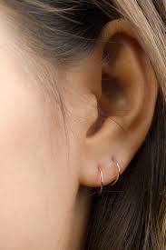 Tiny Hoop Earrings Huggie Earrings Cartilage Hoop Etsy Thin Hoop Earrings Tiny Hoop Earrings Dainty Hoop Earrings