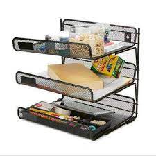 Maybe you would like to learn more about one of these? Metal Mesh 3 Tier Wall Mount Paper Tray Document Paper File Organizer Black Work Space Organization Paper Tray File Organiser