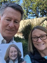 My husband Marty joined me this weekend to talk to voters about my  candidacy. Great conversations with residents and beautiful weather!