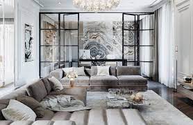 Ruang tamu rumah mewah minimalis. 10 Inspirasi Desain Ruang Keluarga Mewah Yang Klasik Dan Elegan Rumah123 Com