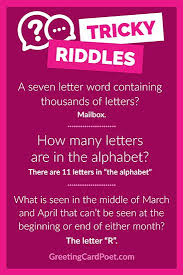 Tricky Riddles To Leave Your Friends Mystified Luckily Answers Provided Tricky Riddles Funny Jokes For Kids Kids Jokes And Riddles
