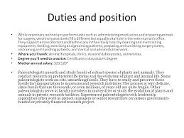 Top 5 vet assistant resume objective. Veterinary Assistant Paleontologist Ppt Video Online Download