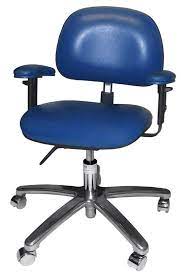 ergonomic lab chairs clean room esd options chair blue vinyl desk chair